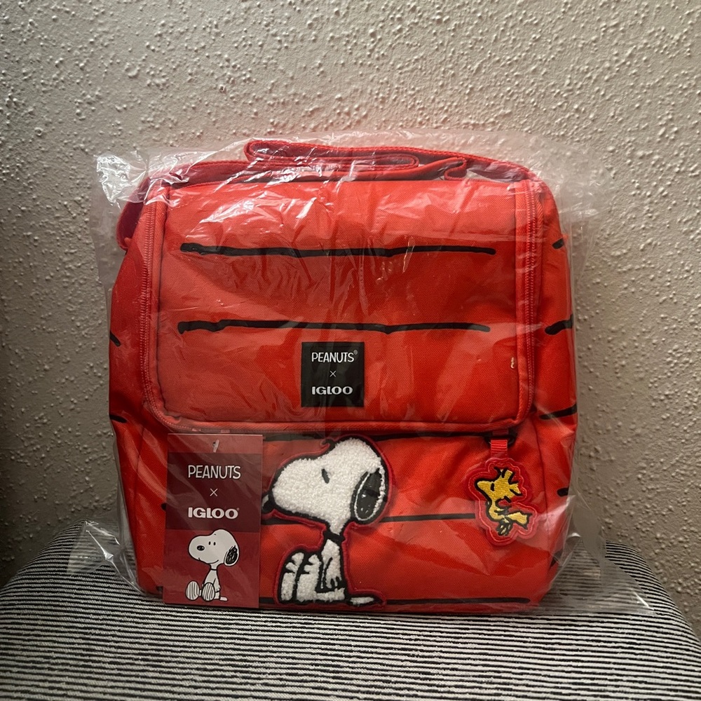 snoopy igloo lunch box/soft cooler NWT